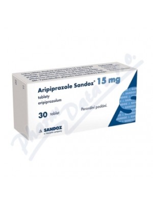 Aripiprazole Sandoz 15 mg. 30 tablets